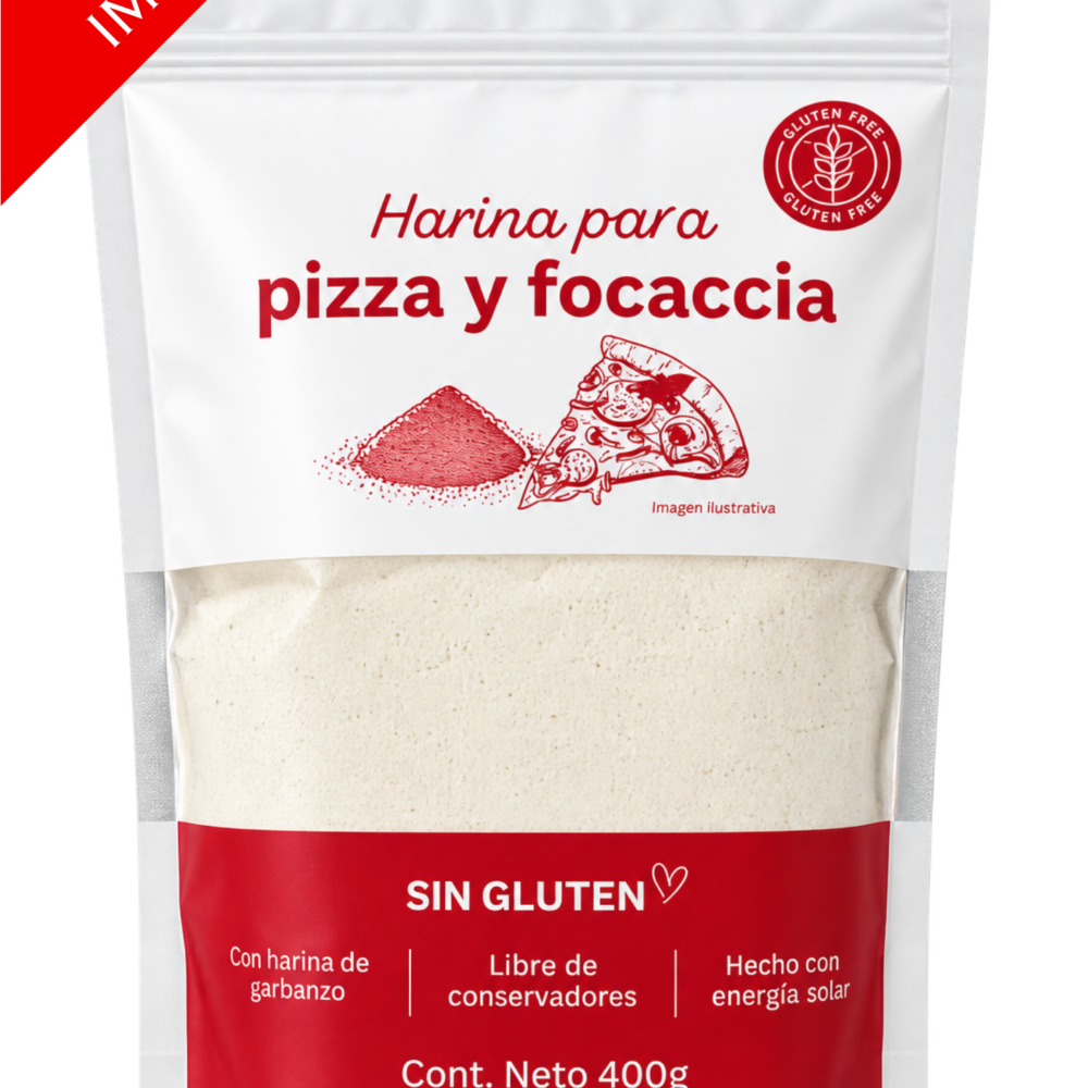 Harina para Pizza, Focaccia y Grissini - 400g - Imagen 2
