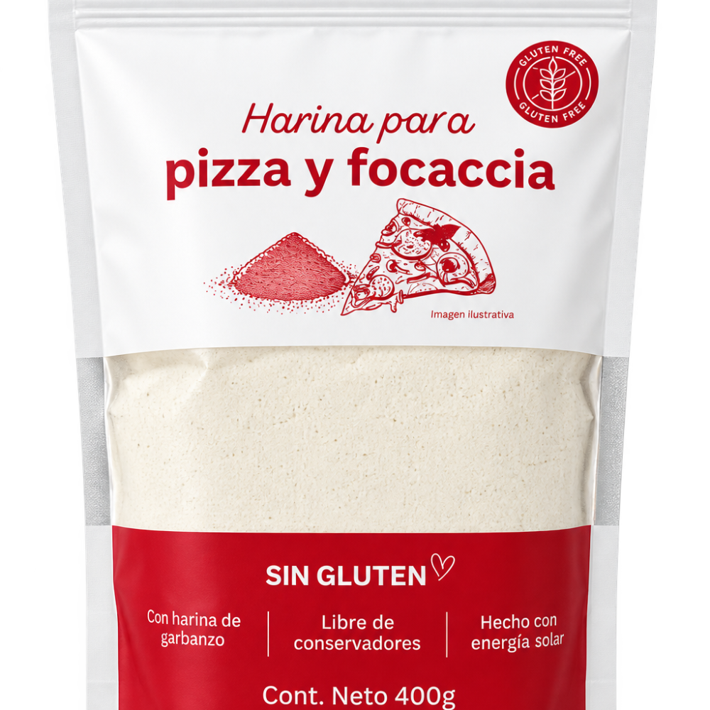Harina para Pizza, Focaccia y Grissini - 400g - Imagen 4