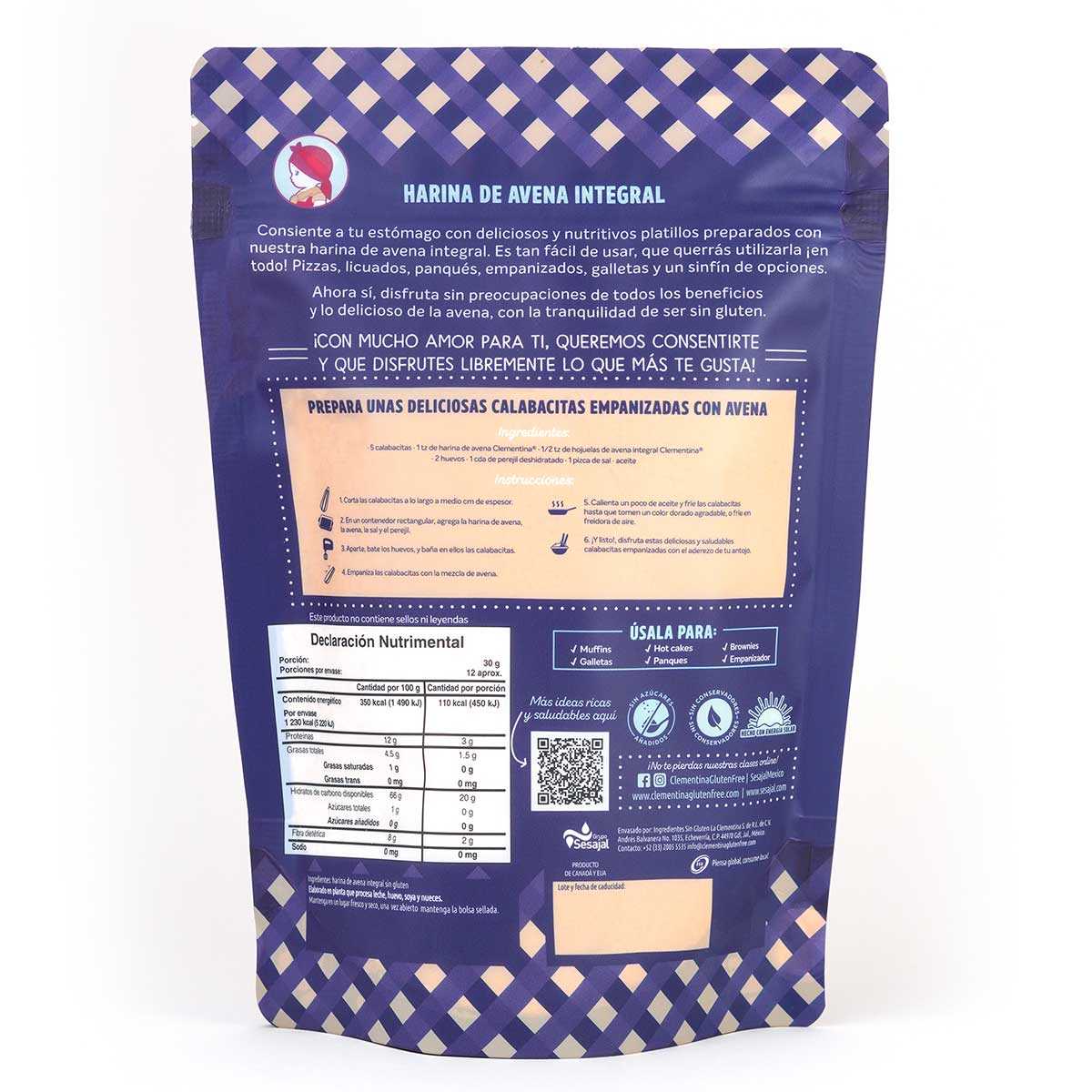 Harina de Avena Integral -350g - Image 2