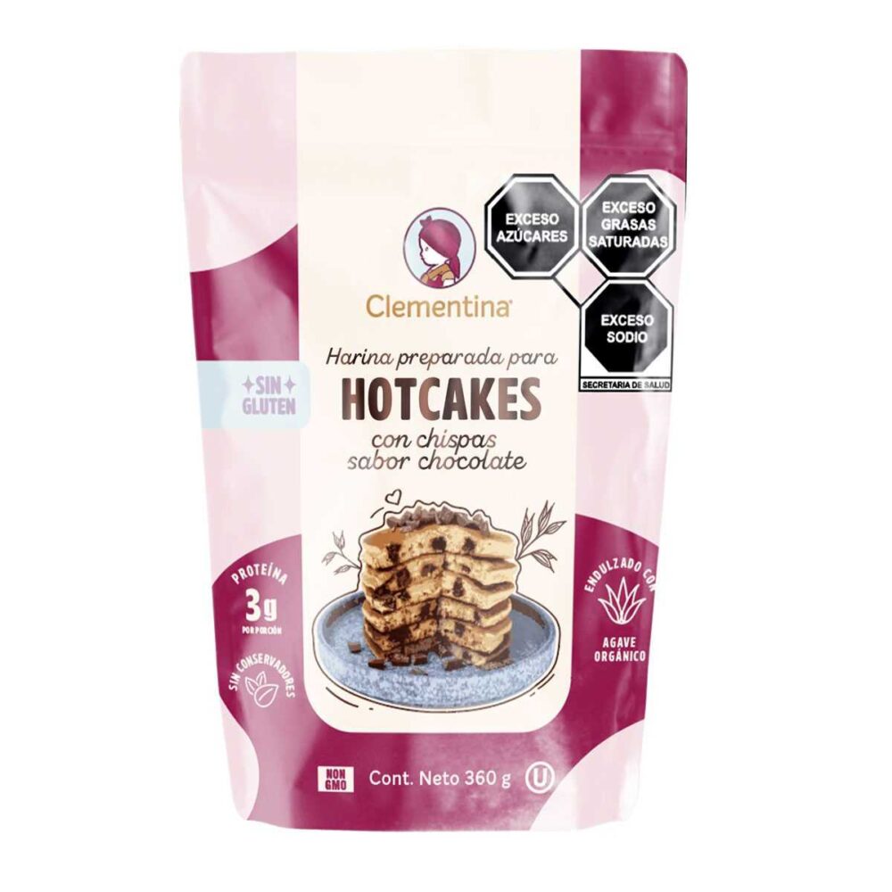 Harina Preparada para Hot Cakes con chispas sabor Chocolate